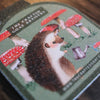 Hedgehog Mushroom Magnetic Bookmark