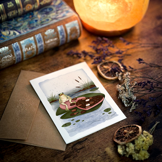 Frog's Chocolates Card