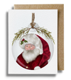 Santa Bauble Card
