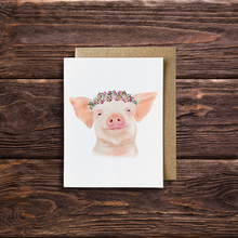  Happy Pig Card