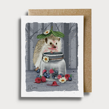  Berry Happy Hedgehog Card