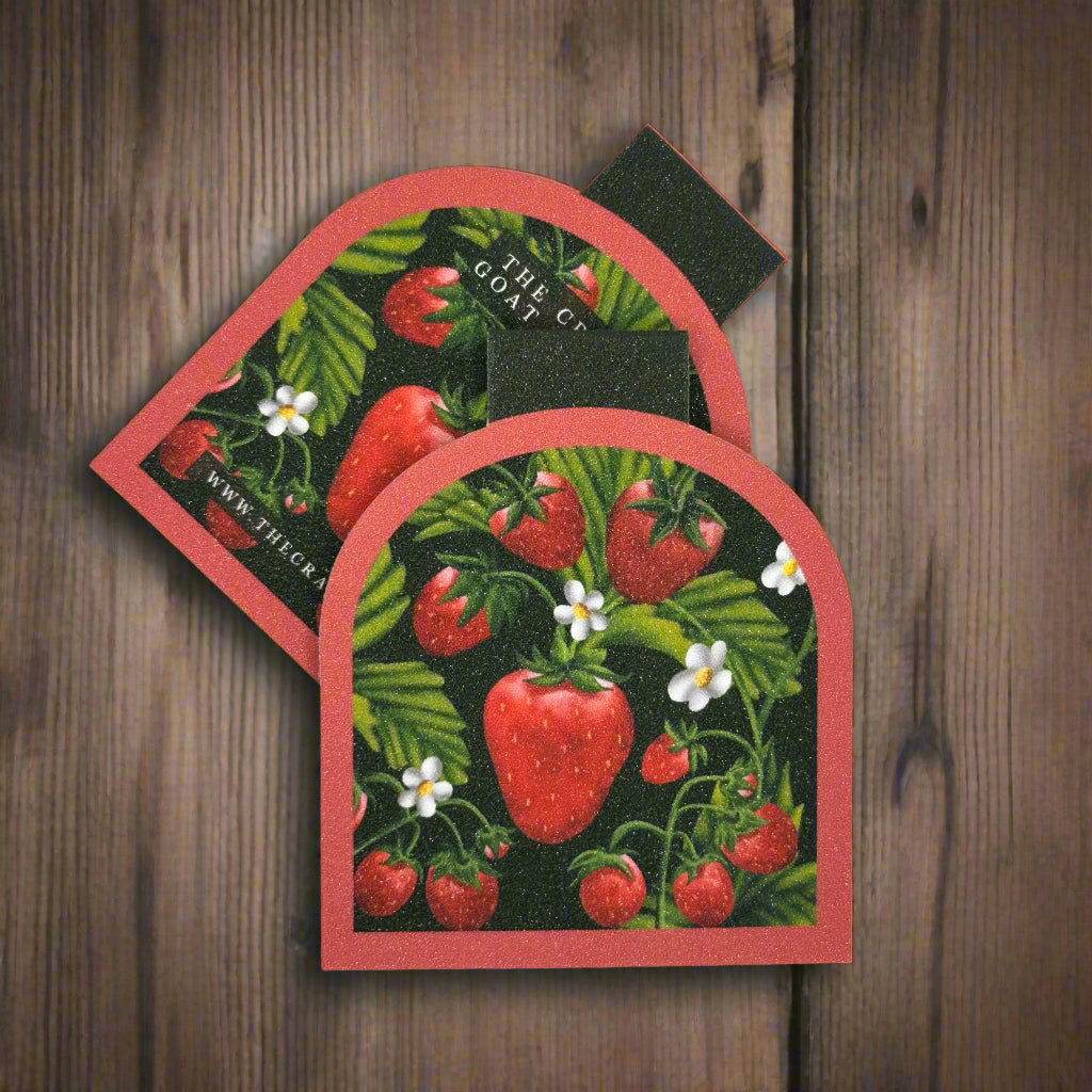 Strawberry Magnetic Bookmark – The Crafted Goat