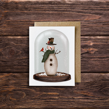  Snowman Globe Card