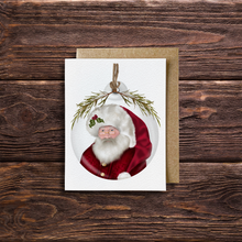  Santa Bauble Card