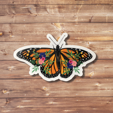  Monarch Butterfly Clear Vinyl Sticker