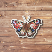 Peacock Butterfly Clear Vinyl Sticker