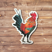  Rooster Clear Vinyl Sticker
